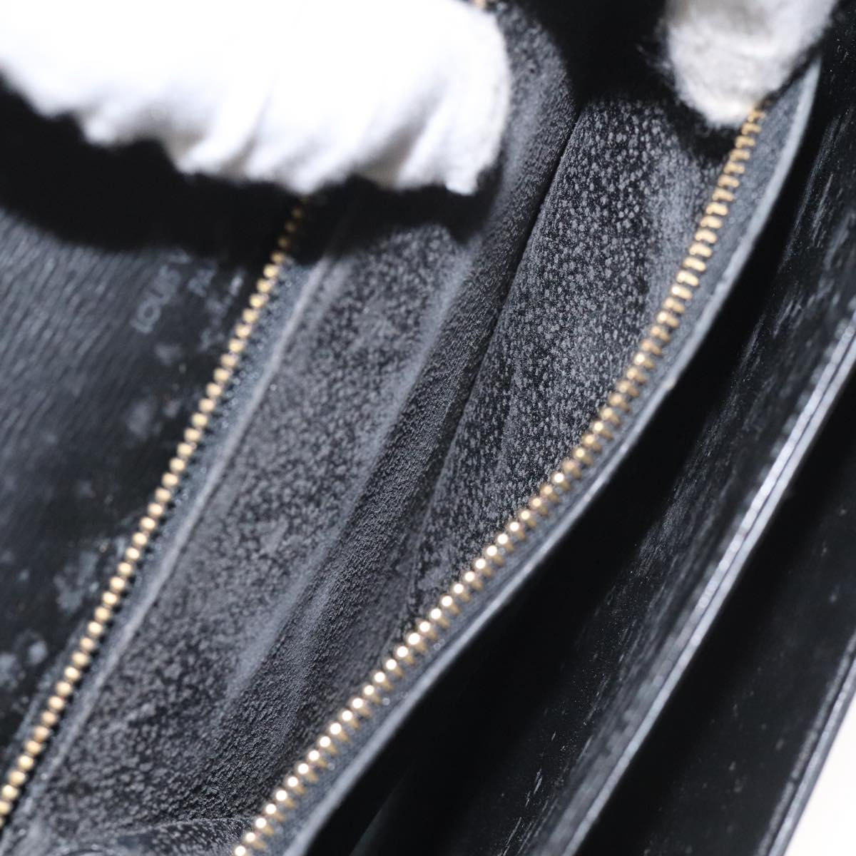 LOUIS VUITTON Epi Free Run Shoulder Bag Black M52402 LV Auth 114385