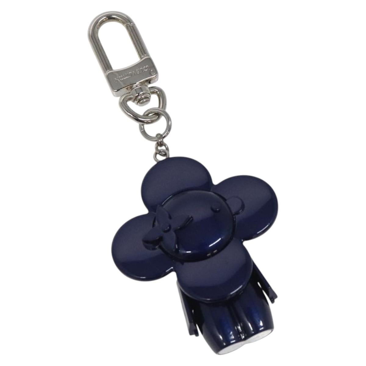 LOUIS VUITTON Bijoux Sac Vivienne Charm metal Navy M00483 LV Auth 114422