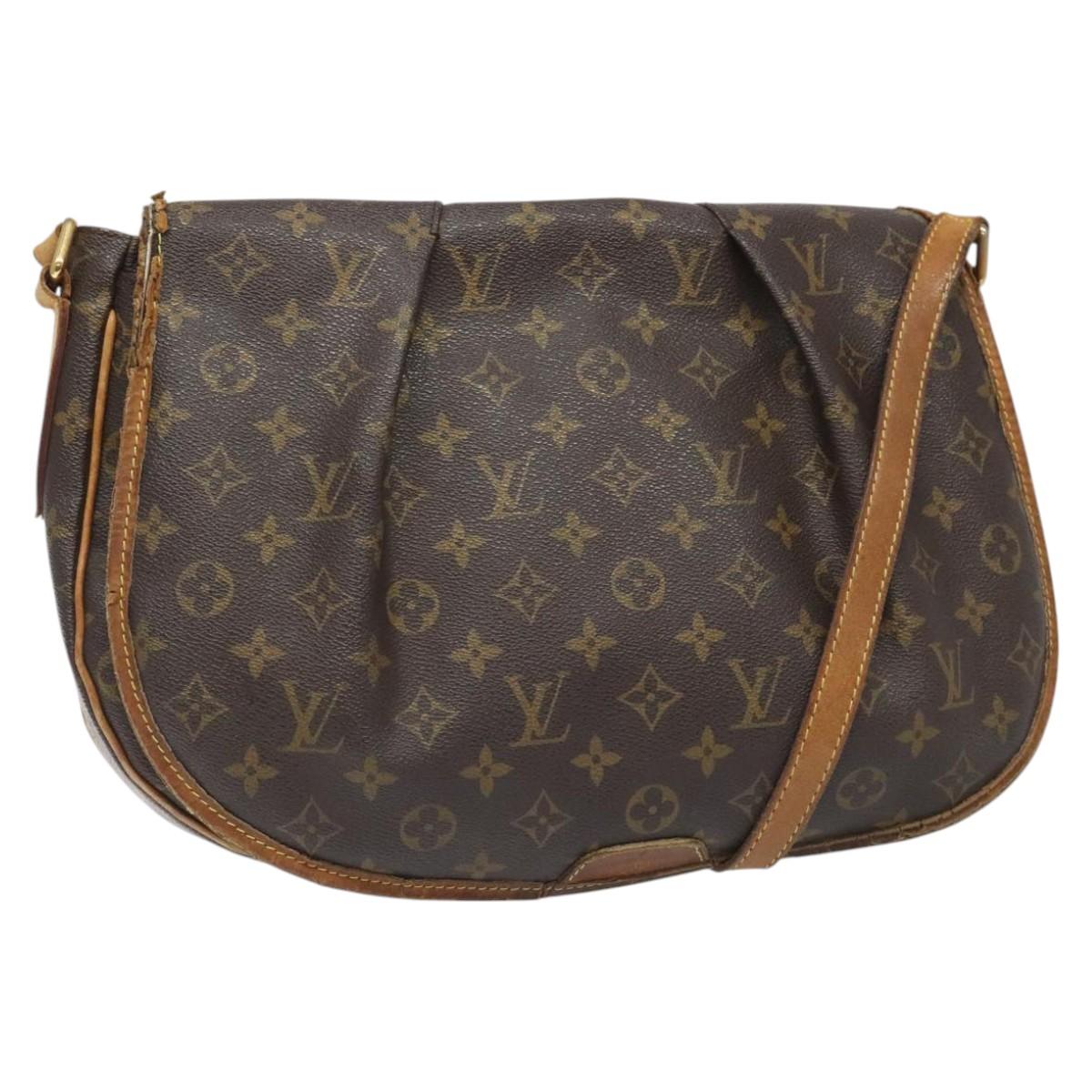 LOUIS VUITTON Monogram Menilmontant MM Shoulder Bag M40473 LV Auth 114445