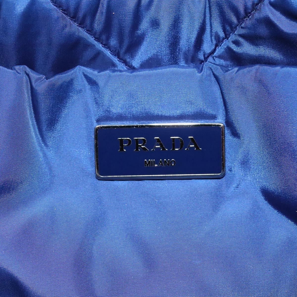 PRADA Hand Bag Nylon 2way Blue Auth 114477