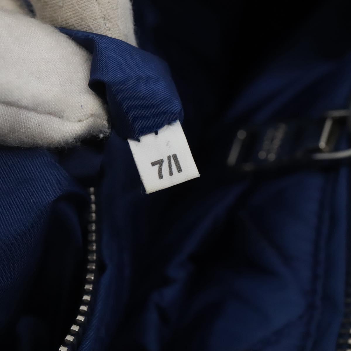 PRADA Hand Bag Nylon 2way Blue Auth 114477