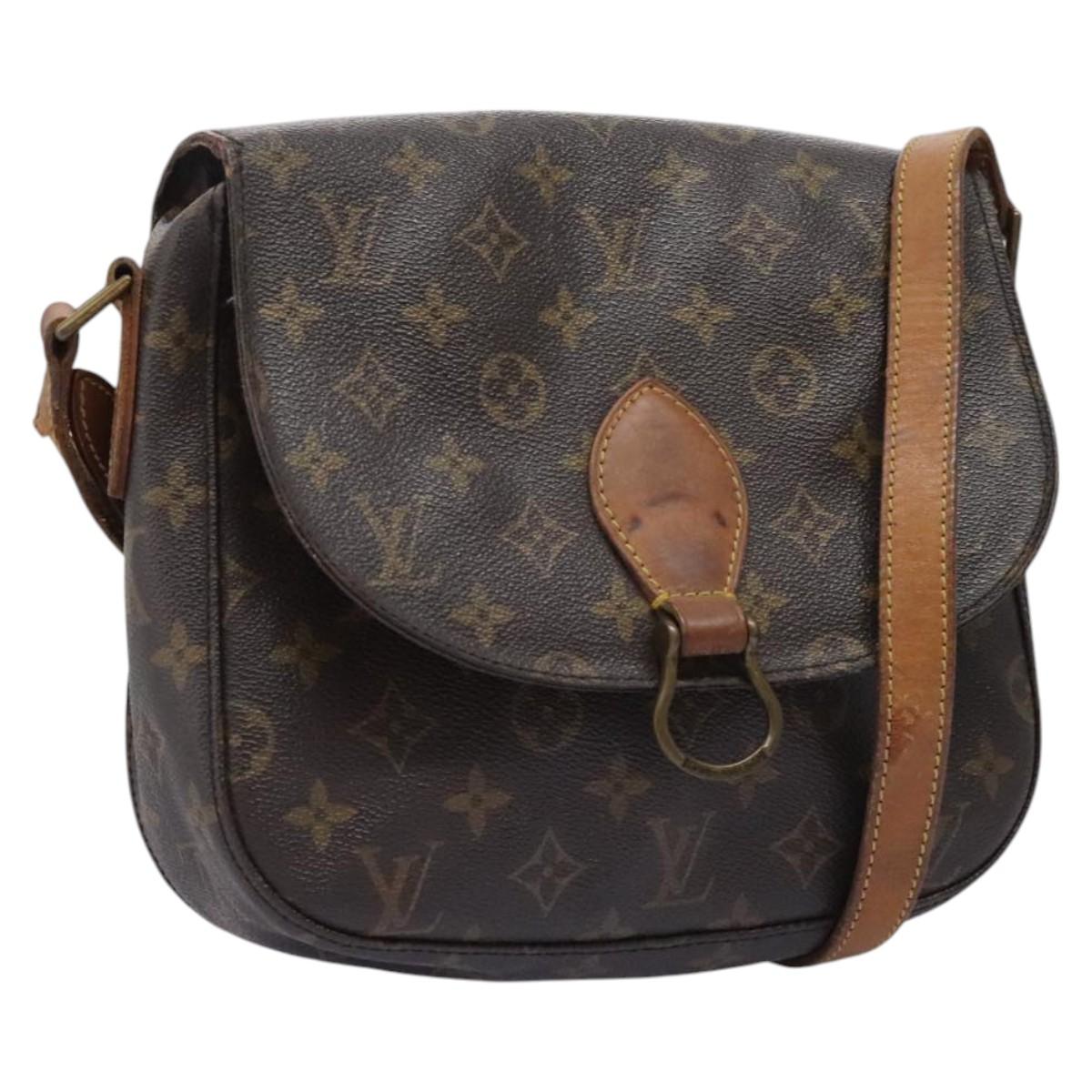 LOUIS VUITTON Monogram Saint Cloud GM Shoulder Bag M51242 LV Auth 114493