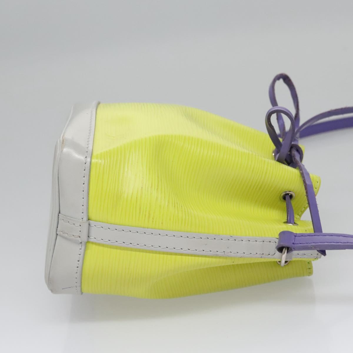 LOUIS VUITTON Epi Nanonoe Shoulder Bag Yellow M42501 LV Auth 114521V