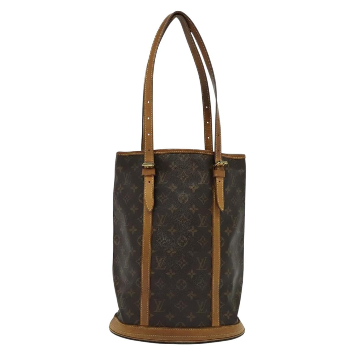 LOUIS VUITTON Monogram Bucket GM Shoulder Bag M42236 LV Auth 114530