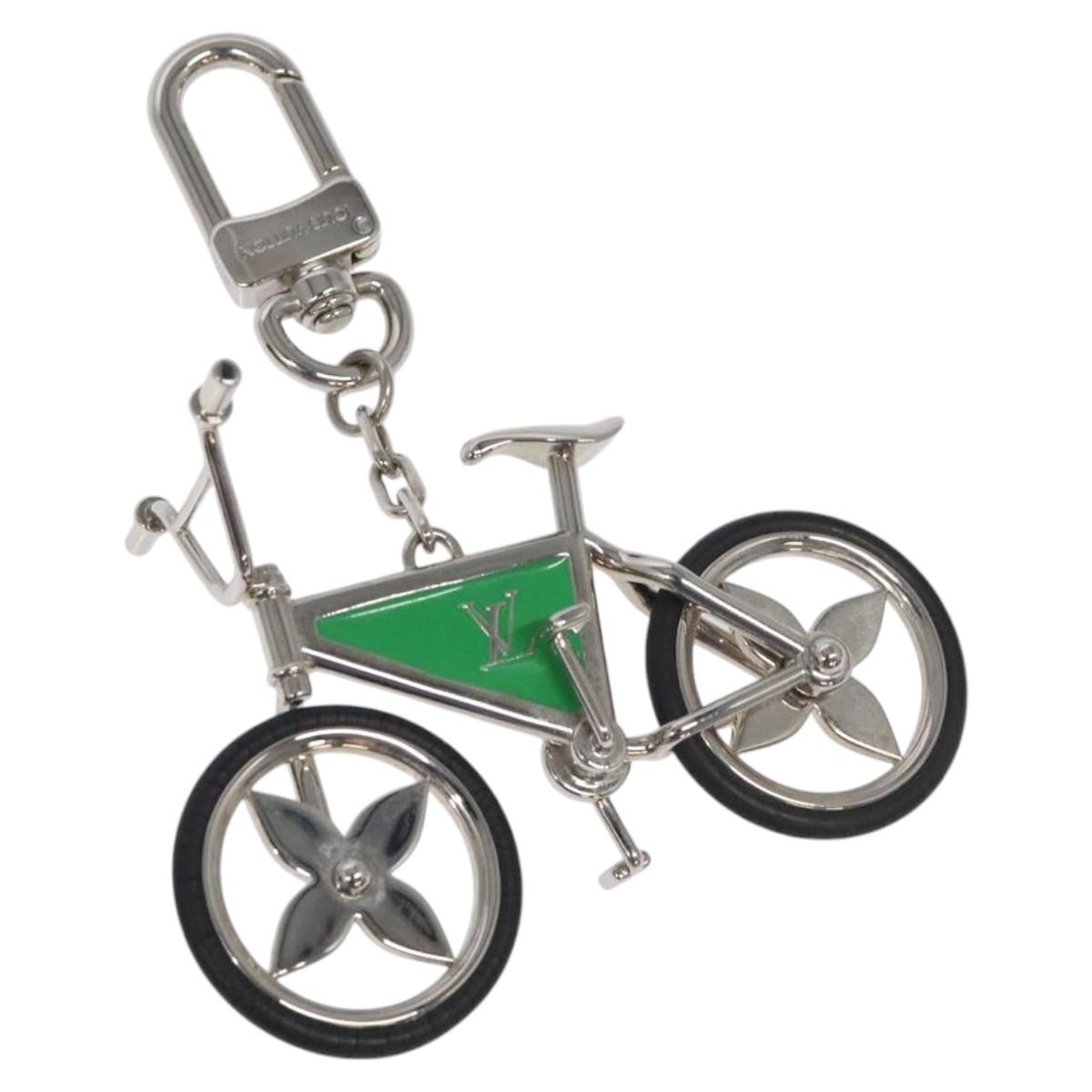 LOUIS VUITTON Bijoux Sac Bike Charm metal Silver M77148 LV Auth 114565A
