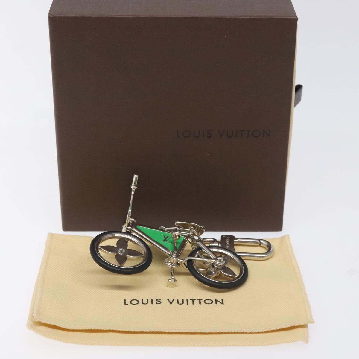 LOUIS VUITTON Bijoux Sac Bike Charm metal Silver M77148 LV Auth 114565SAM