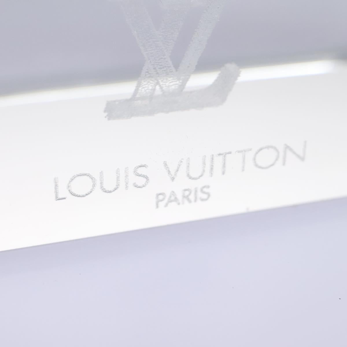LOUIS VUITTON Paper weight Clear LV Auth 114607SM