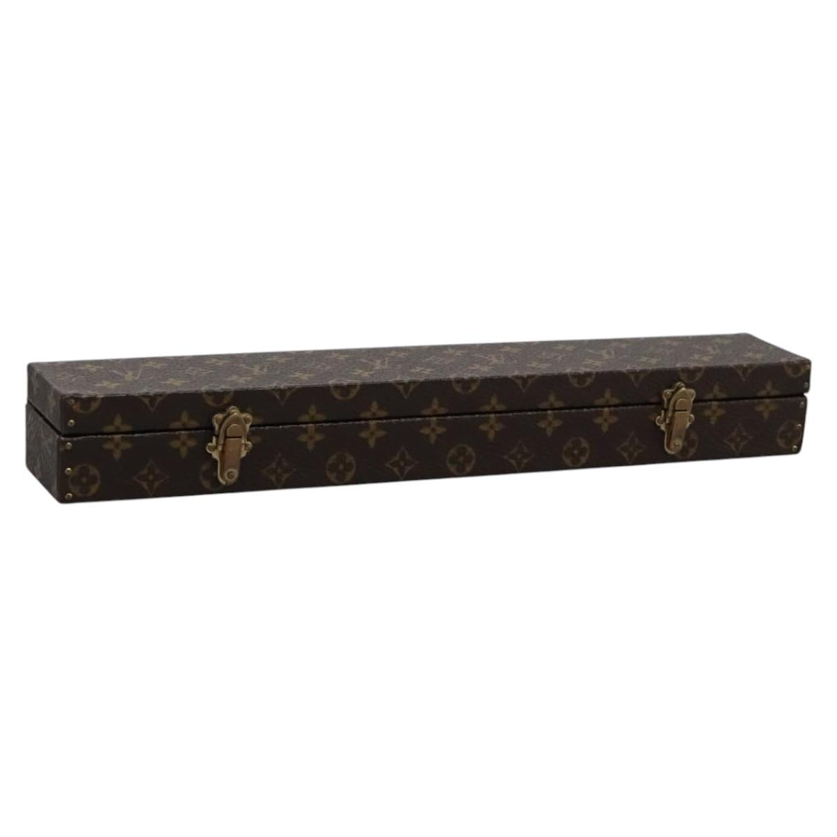 LOUIS VUITTON Monogram Necklace case Jewelry Box LV Auth 114618SV