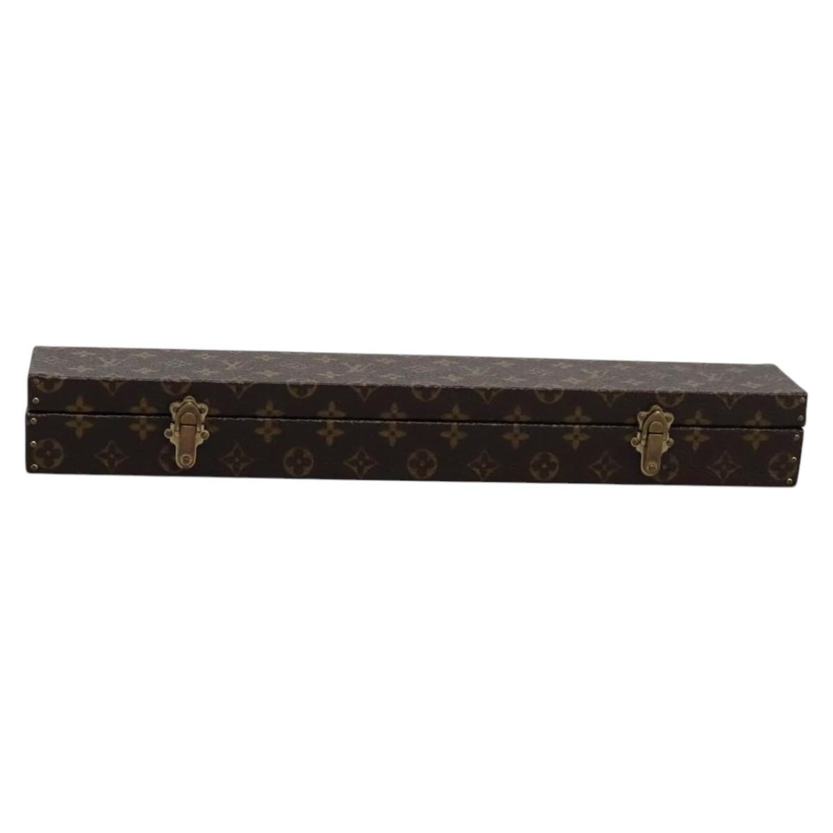 LOUIS VUITTON Monogram Necklace case Jewelry Box LV Auth 114618SV