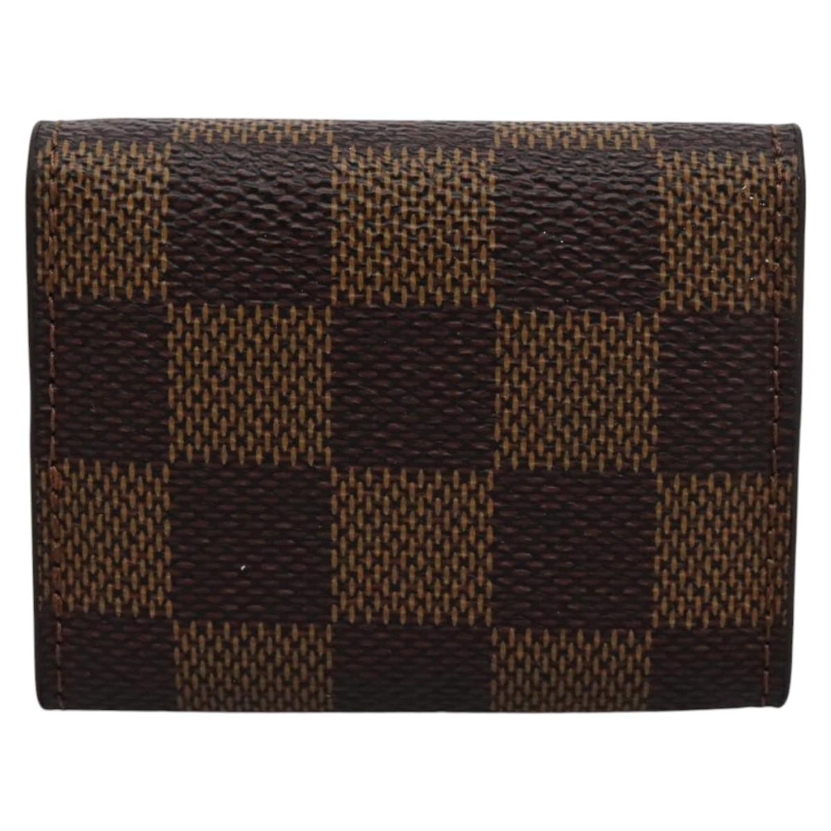 LOUIS VUITTON Damier Ebene Cuffs Cuff Case LV Auth 114634
