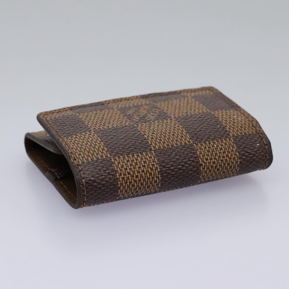 LOUIS VUITTON Damier Ebene Cuffs Cuff Case LV Auth 114634