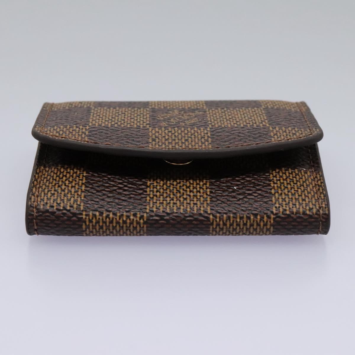 LOUIS VUITTON Damier Ebene Cuffs Cuff Case LV Auth 114634