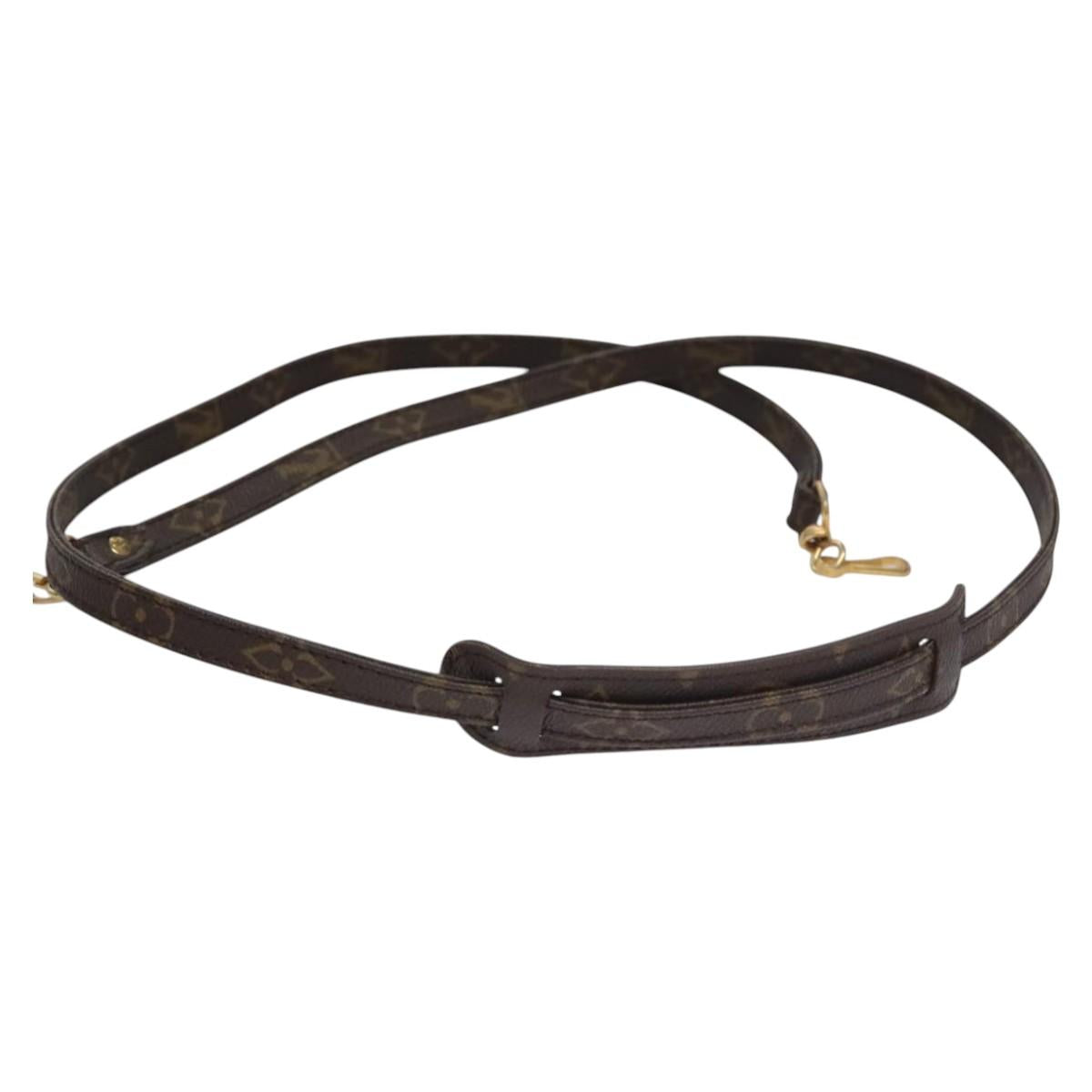 LOUIS VUITTON Monogram Shoulder Strap 46.9"""""""" LV Auth 114649