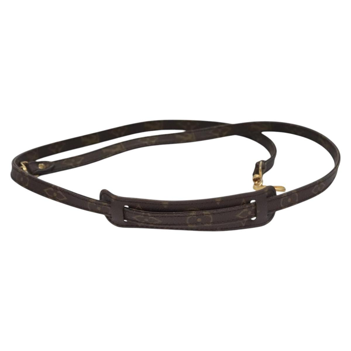 LOUIS VUITTON Monogram Shoulder Strap 46.9"""""""" LV Auth 114649