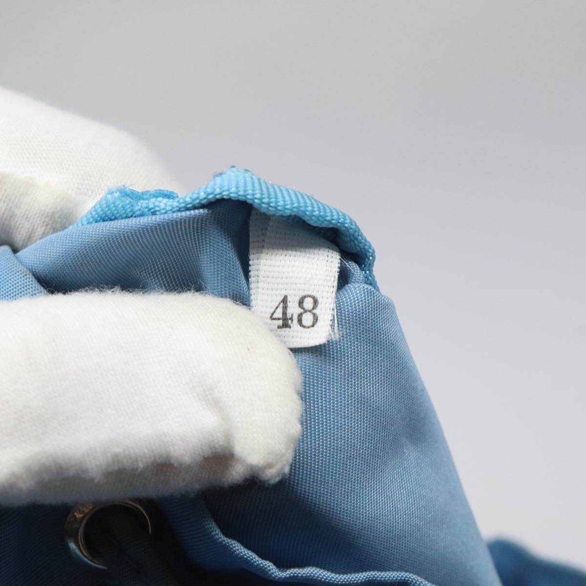 PRADA Pouch Nylon Light Blue Auth 114654