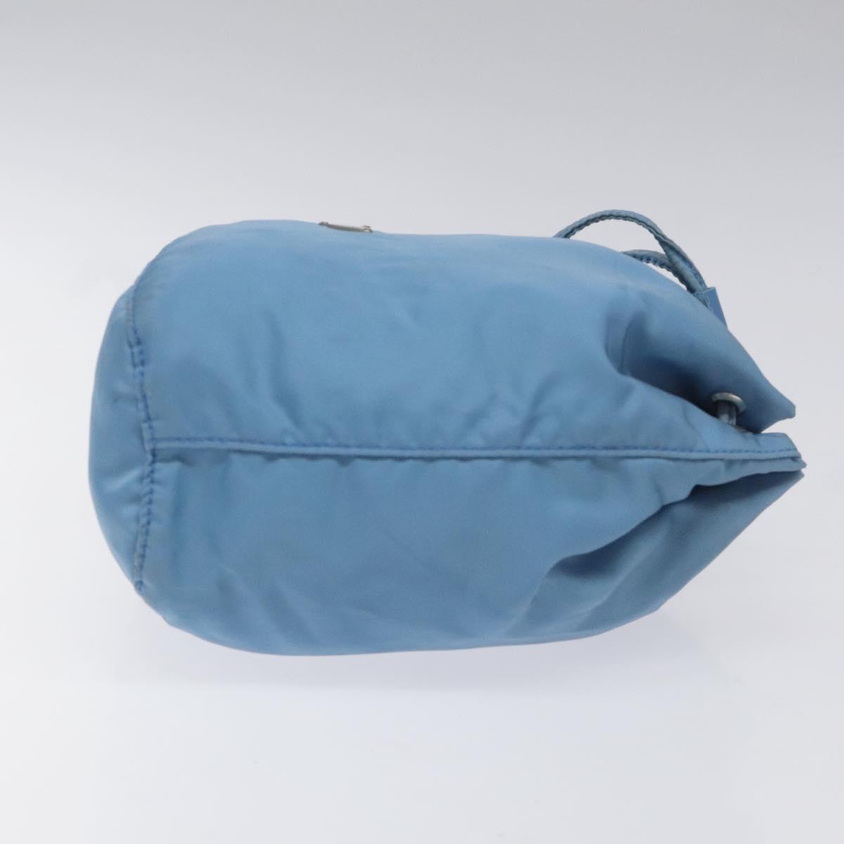 PRADA Pouch Nylon Light Blue Auth 114654