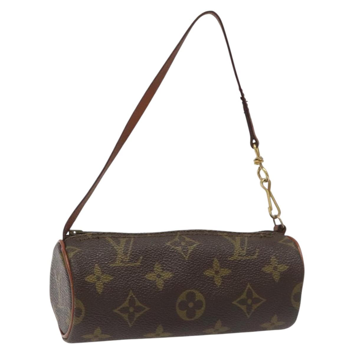LOUIS VUITTON Monogram Papillon Pouch Vintage LV Auth 114708