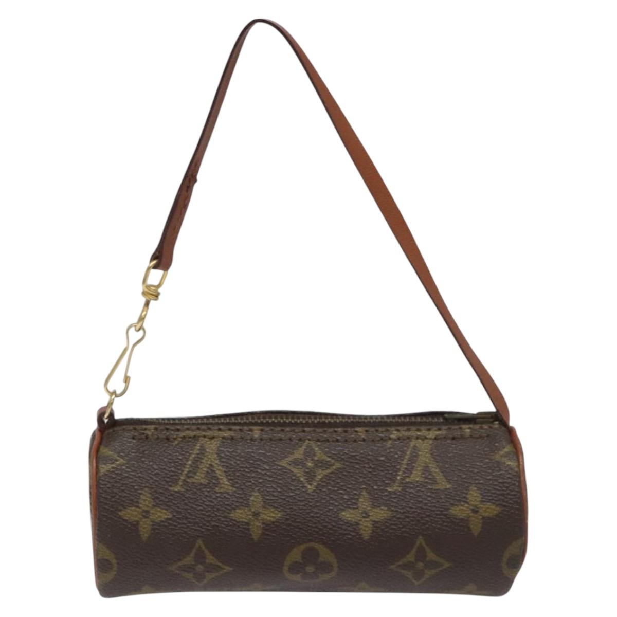 LOUIS VUITTON Monogram Papillon Pouch Vintage LV Auth 114708