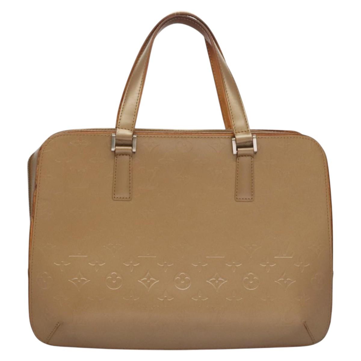 LOUIS VUITTON Monogram Mat Malden Hand Bag Amble M55137 LV Auth 114722