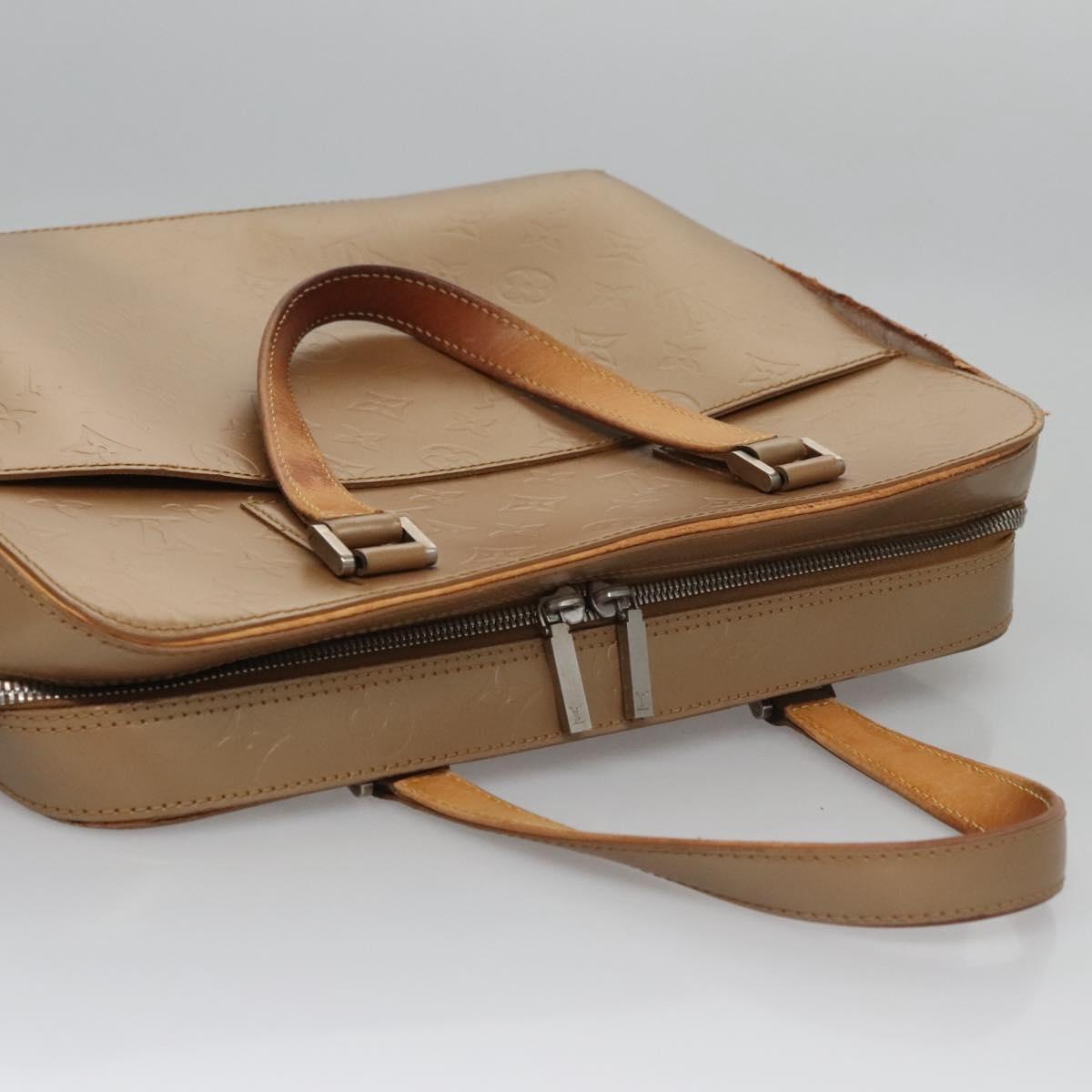 LOUIS VUITTON Monogram Mat Malden Hand Bag Amble M55137 LV Auth 114722