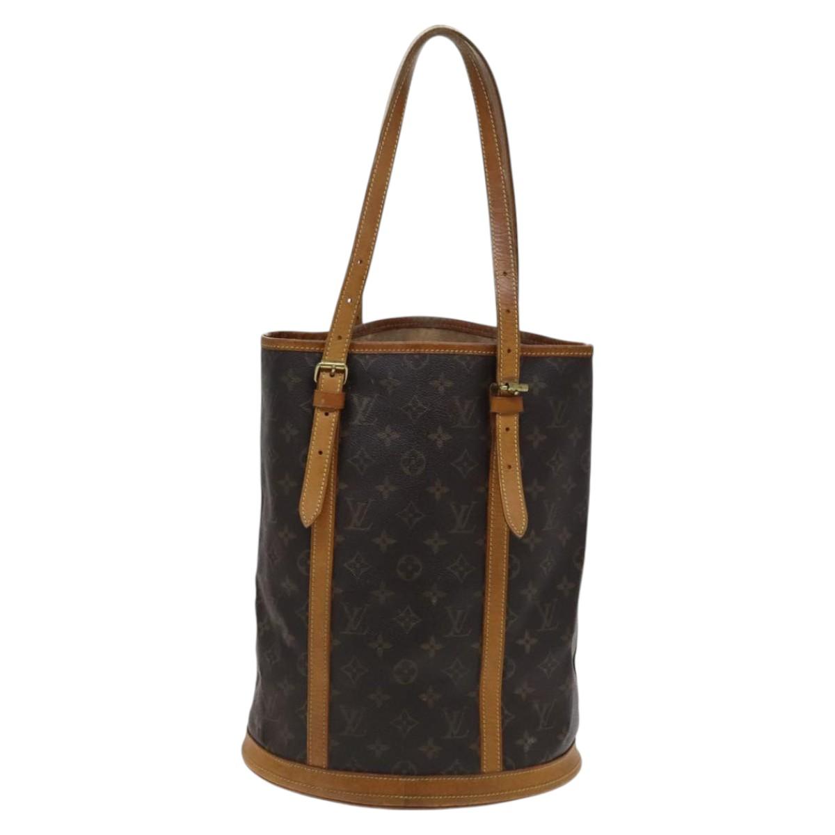 LOUIS VUITTON Monogram Bucket GM Shoulder Bag M42236 LV Auth 114773