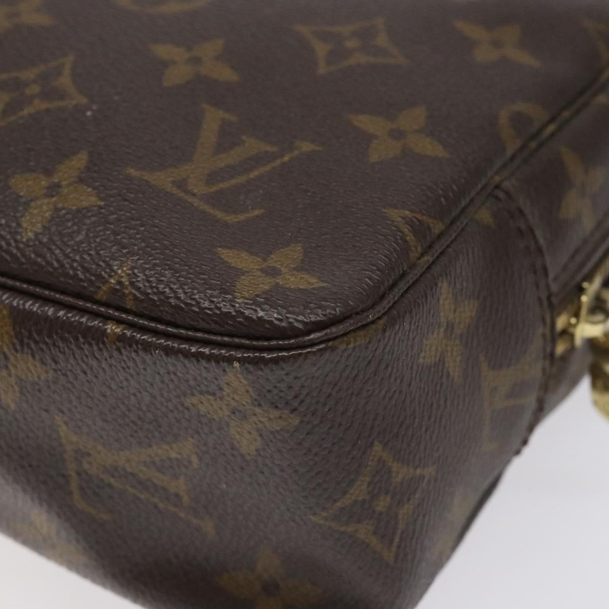 LOUIS VUITTON Monogram Trousse Toilette 23 Clutch Bag M47524 LV Auth 114797