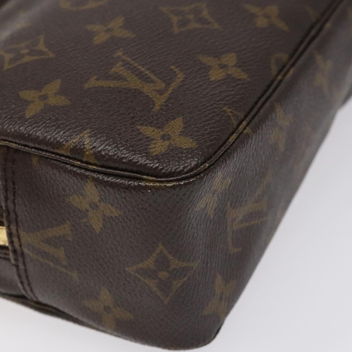 LOUIS VUITTON Monogram Trousse Toilette 23 Clutch Bag M47524 LV Auth 114797