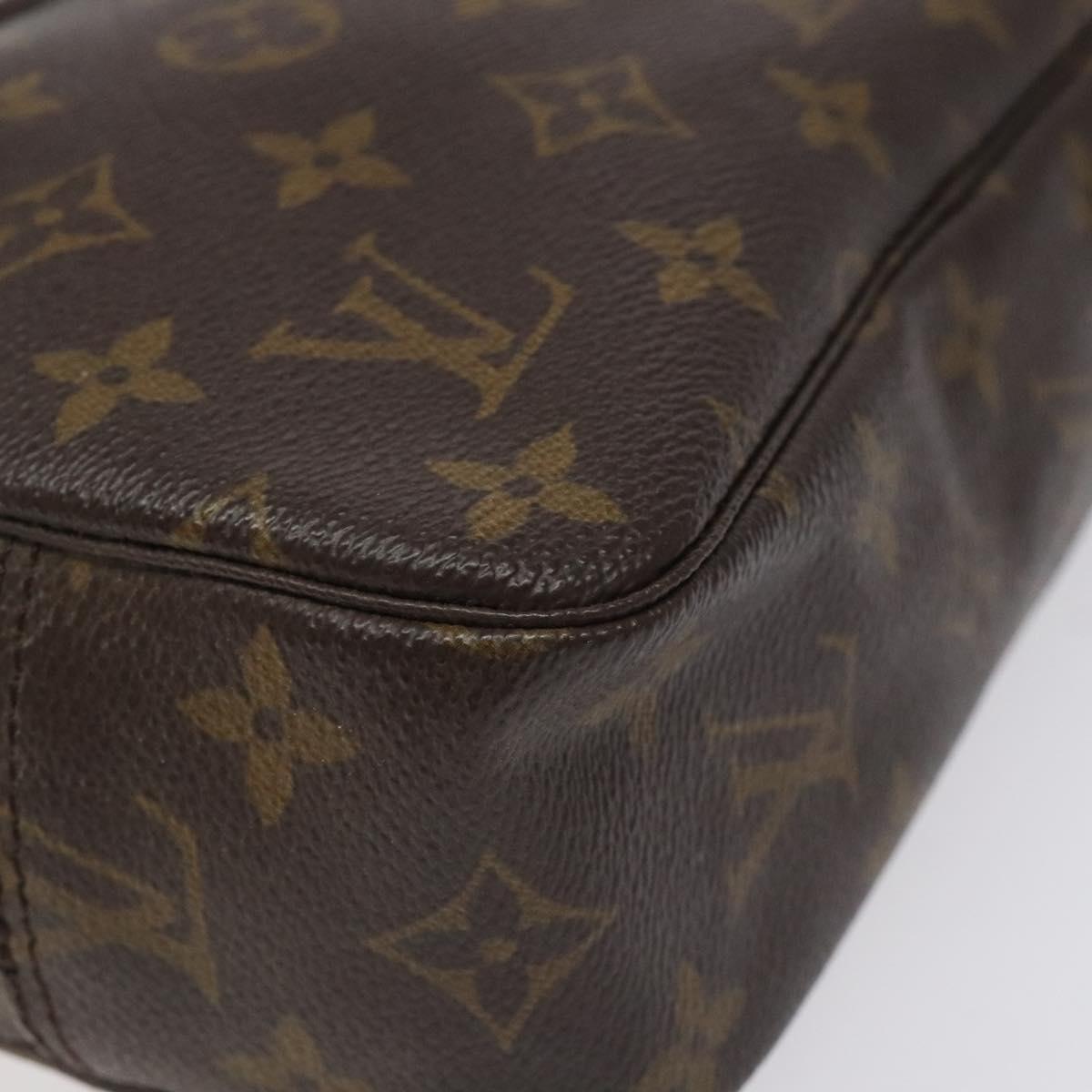 LOUIS VUITTON Monogram Trousse Toilette 23 Clutch Bag M47524 LV Auth 114797
