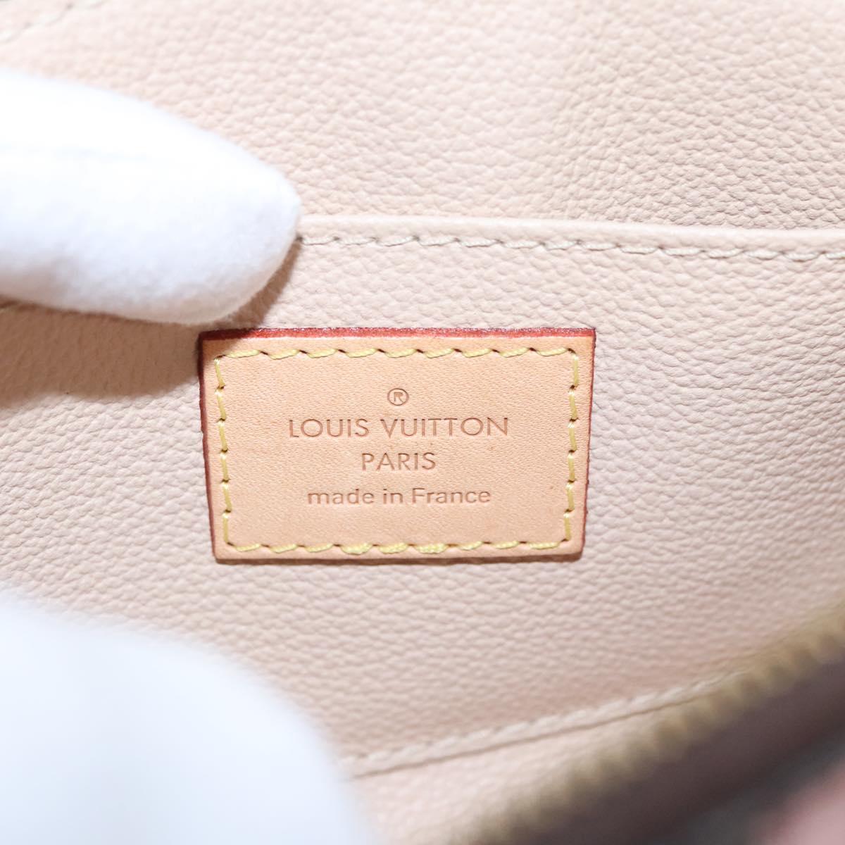 LOUIS VUITTON Monogram Summer Trunk Pochette Cosmetic Pouch M43615 Auth 114852