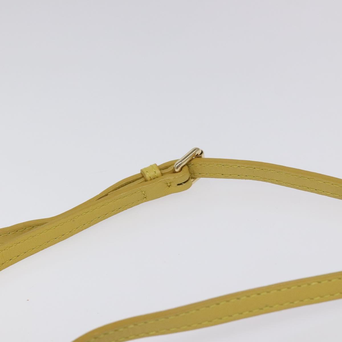 BURBERRY Nova Check Shoulder Bag Canvas Beige Gold Auth 114865