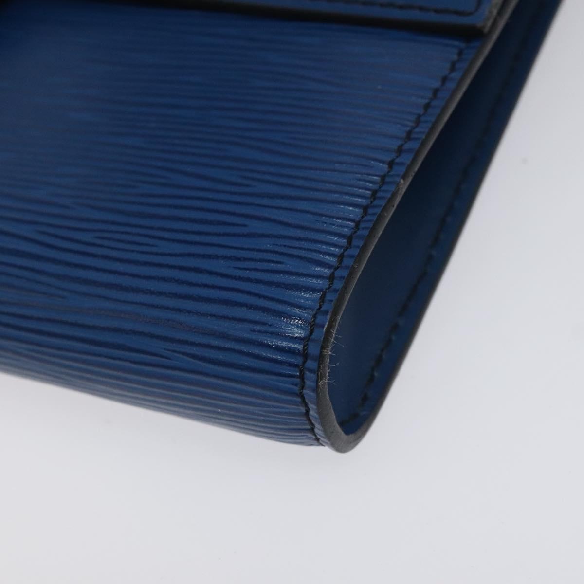 LOUIS VUITTON Epi Pochette Arche Shoulder Bag Blue M52575 LV Auth 115007