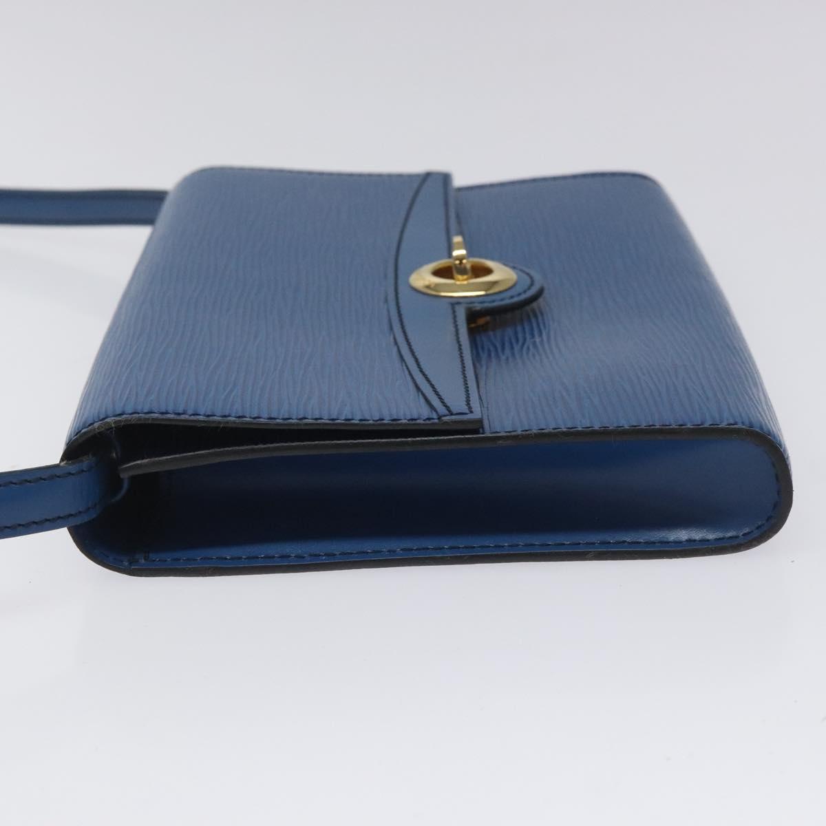 LOUIS VUITTON Epi Pochette Arche Shoulder Bag Blue M52575 LV Auth 115007