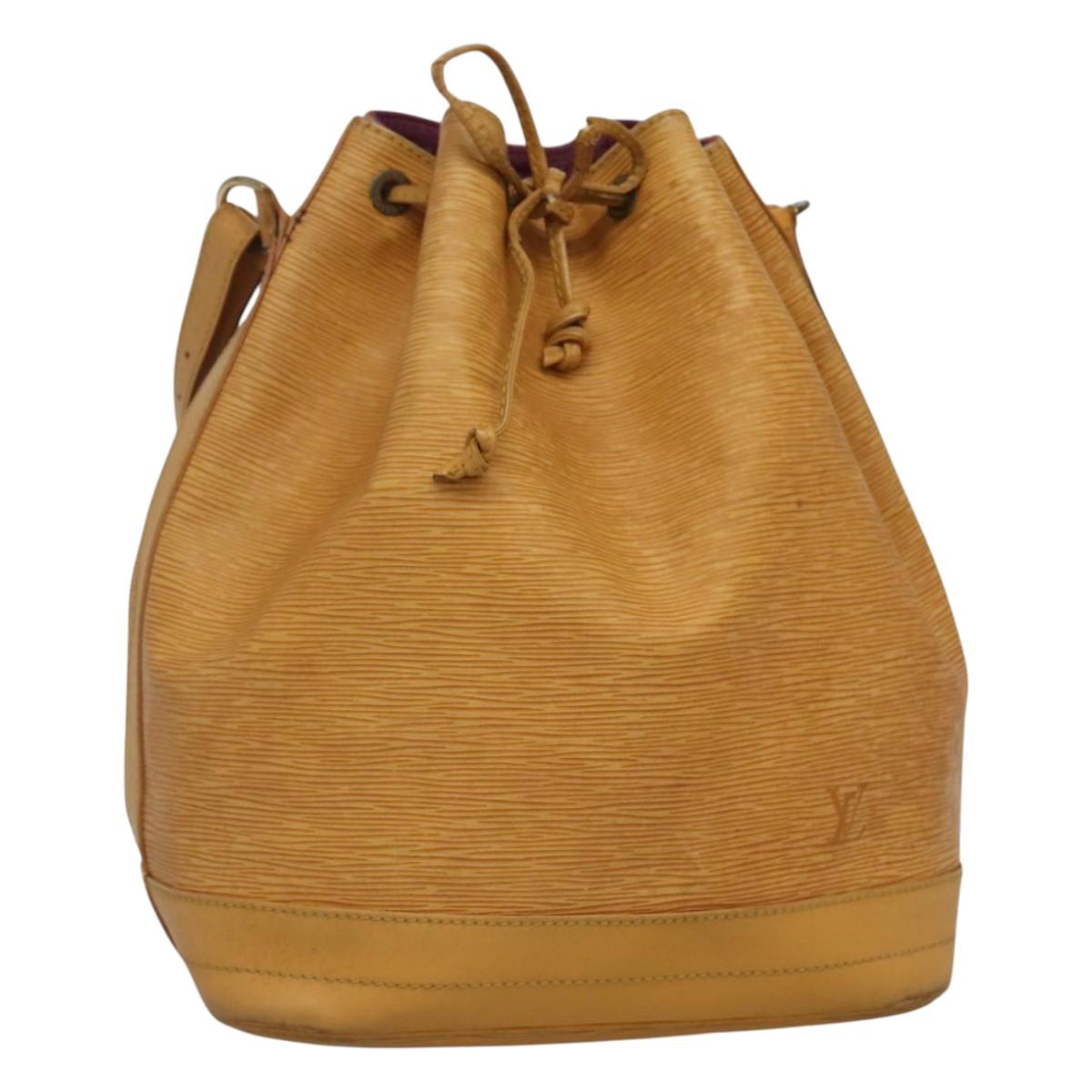 LOUIS VUITTON Epi Noe Shoulder Bag Tassili Yellow M44009 LV Auth 115029