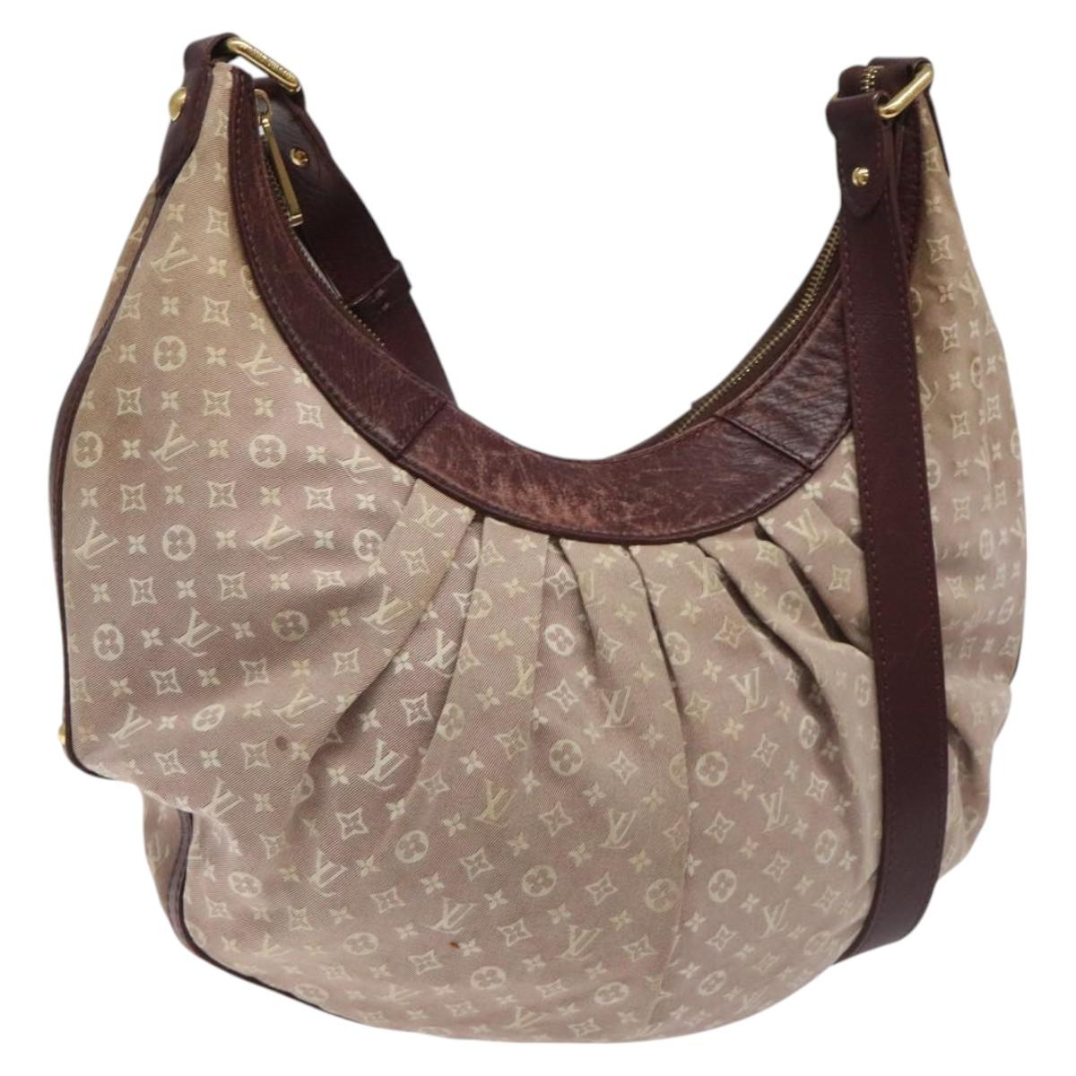 LOUIS VUITTON Monogram Idylle Rhapsody MM Shoulder Bag Sepia M40405 Auth 115031