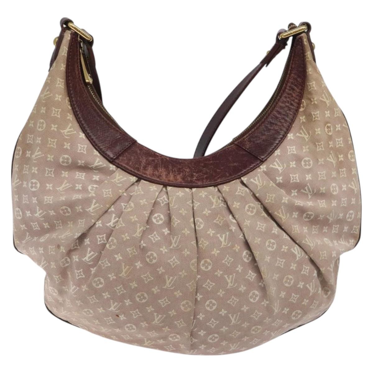 LOUIS VUITTON Monogram Idylle Rhapsody MM Shoulder Bag Sepia M40405 Auth 115031