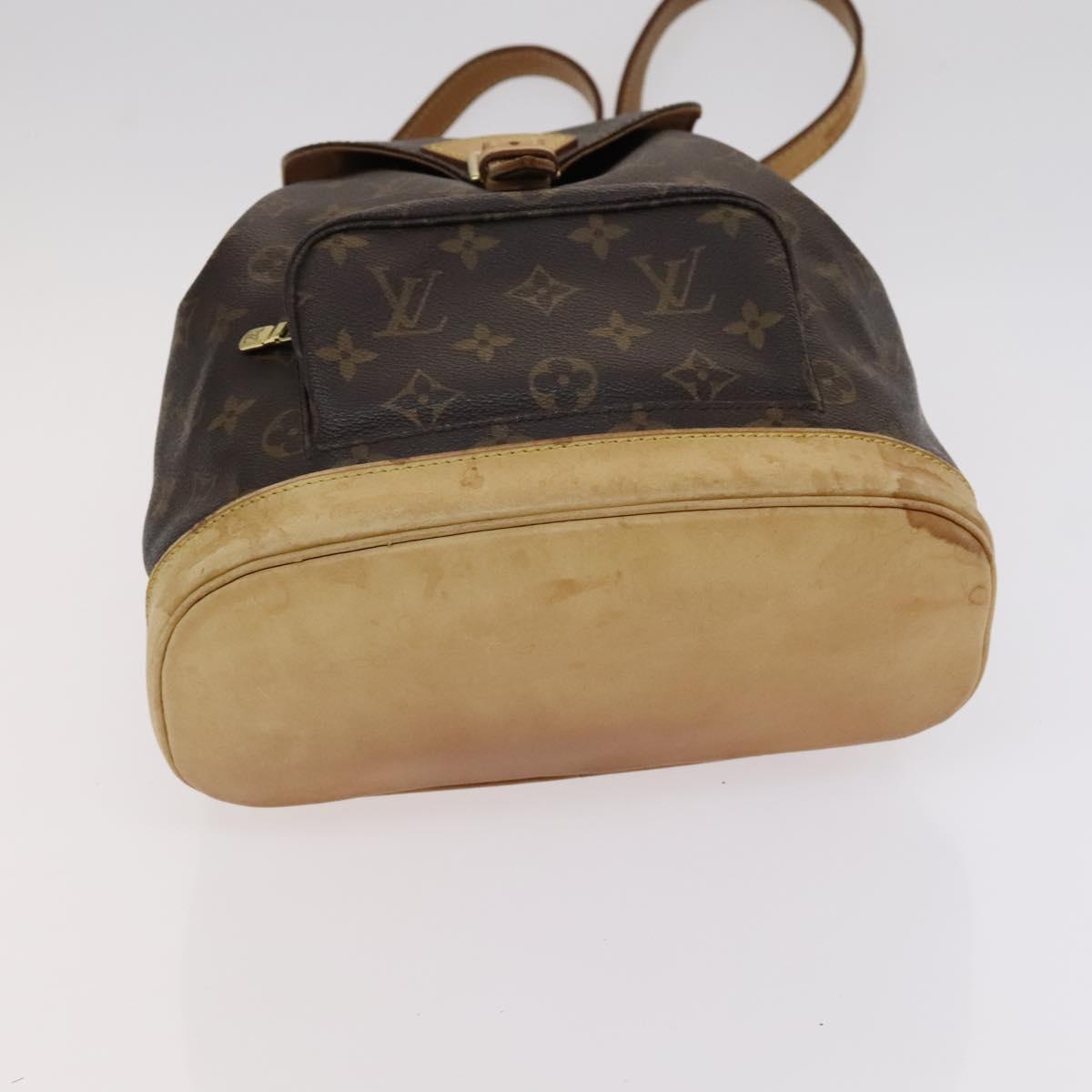 LOUIS VUITTON Monogram Montsouris MM Backpack M51136 LV Auth 115066