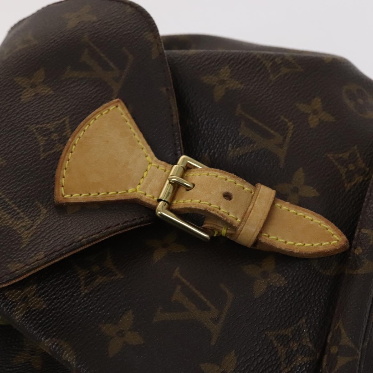 LOUIS VUITTON Monogram Montsouris MM Backpack M51136 LV Auth 115066