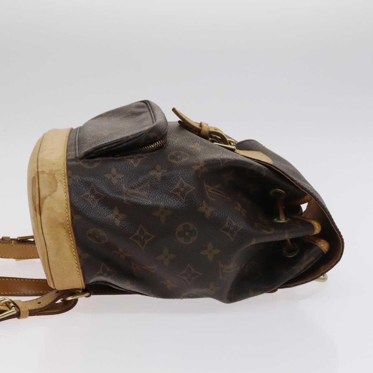 LOUIS VUITTON Monogram Montsouris MM Backpack M51136 LV Auth 115066