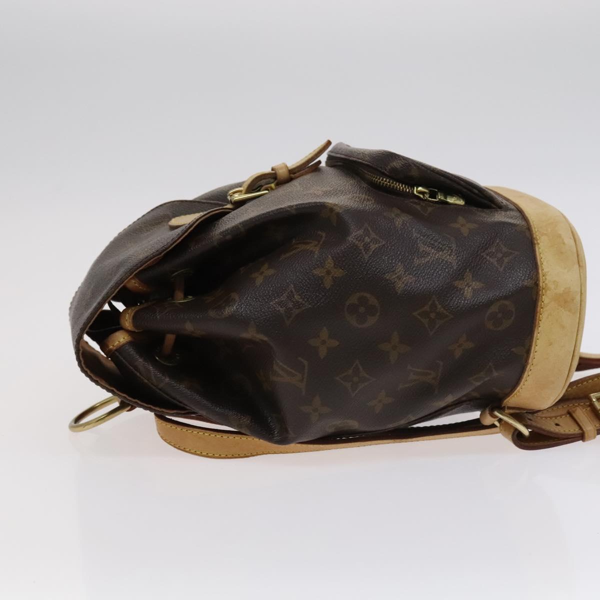 LOUIS VUITTON Monogram Montsouris MM Backpack M51136 LV Auth 115066