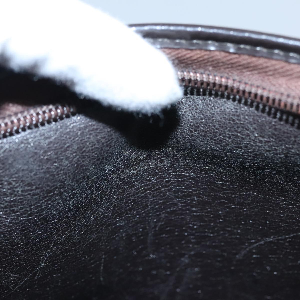 Christian Dior Trotter Canvas Shoulder Bag Brown Auth 115096