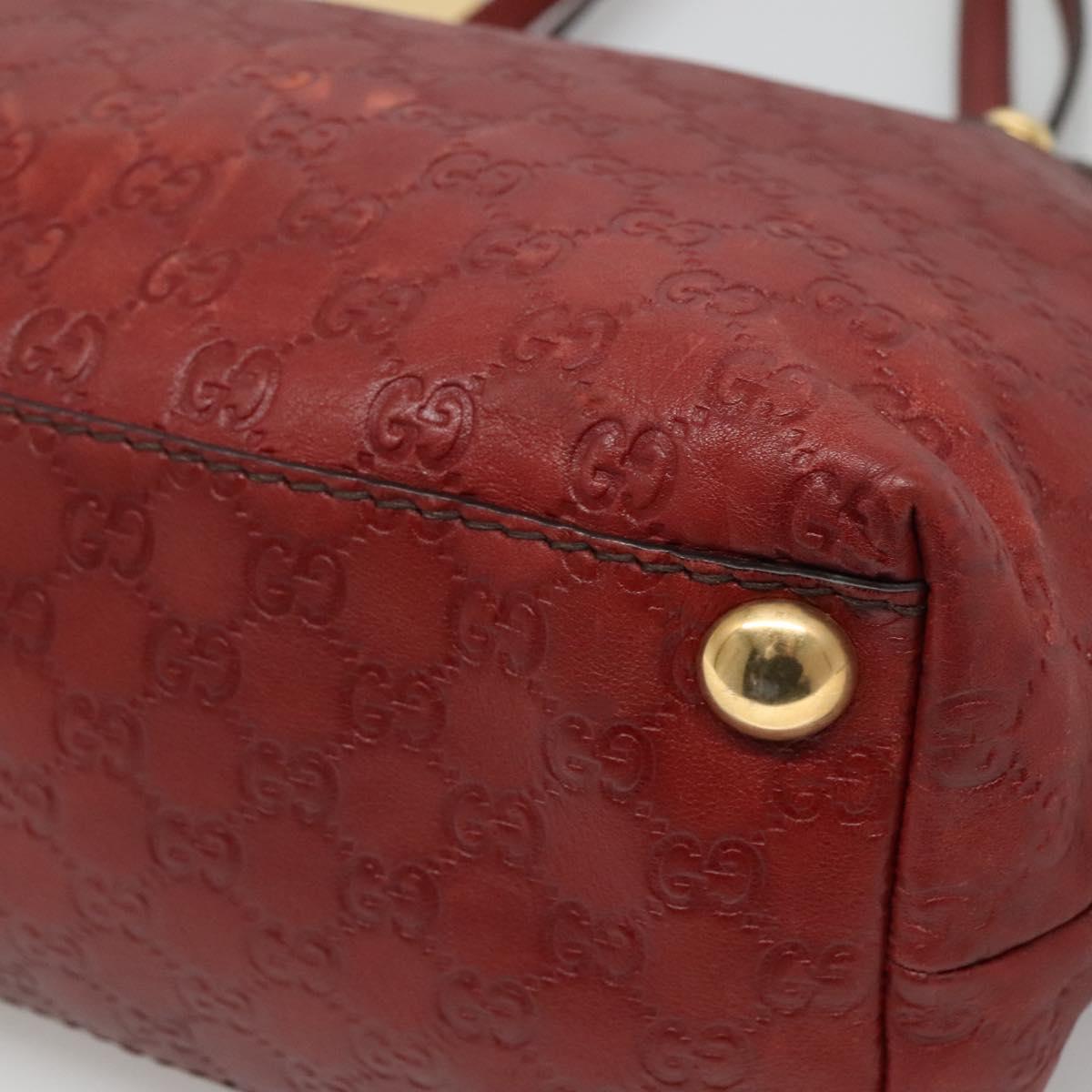 GUCCI GG Canvas Guccissima Tote Bag Brown Gold 207291 Auth 115140