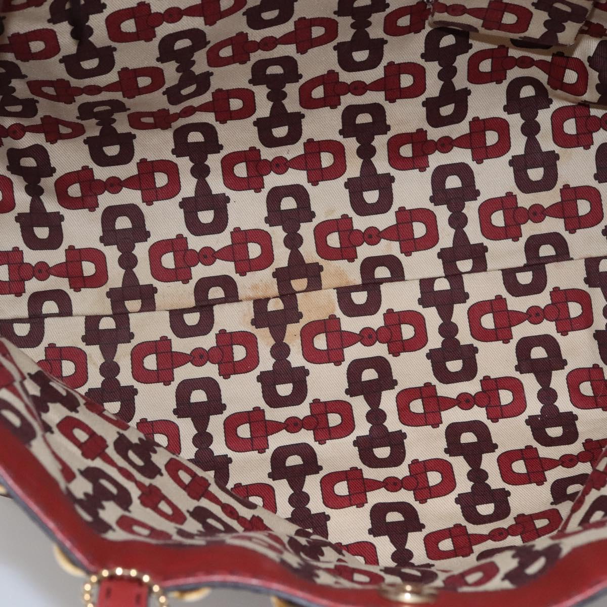 GUCCI GG Canvas Guccissima Tote Bag Brown Gold 207291 Auth 115140