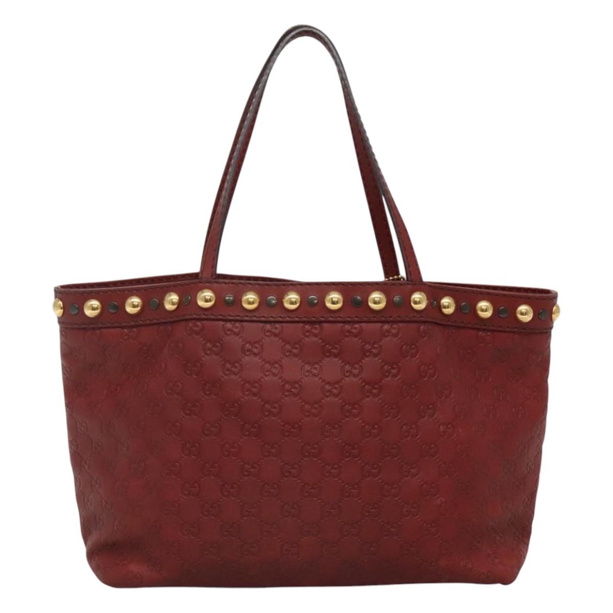 GUCCI GG Canvas Guccissima Tote Bag Brown Gold 207291 Auth 115140