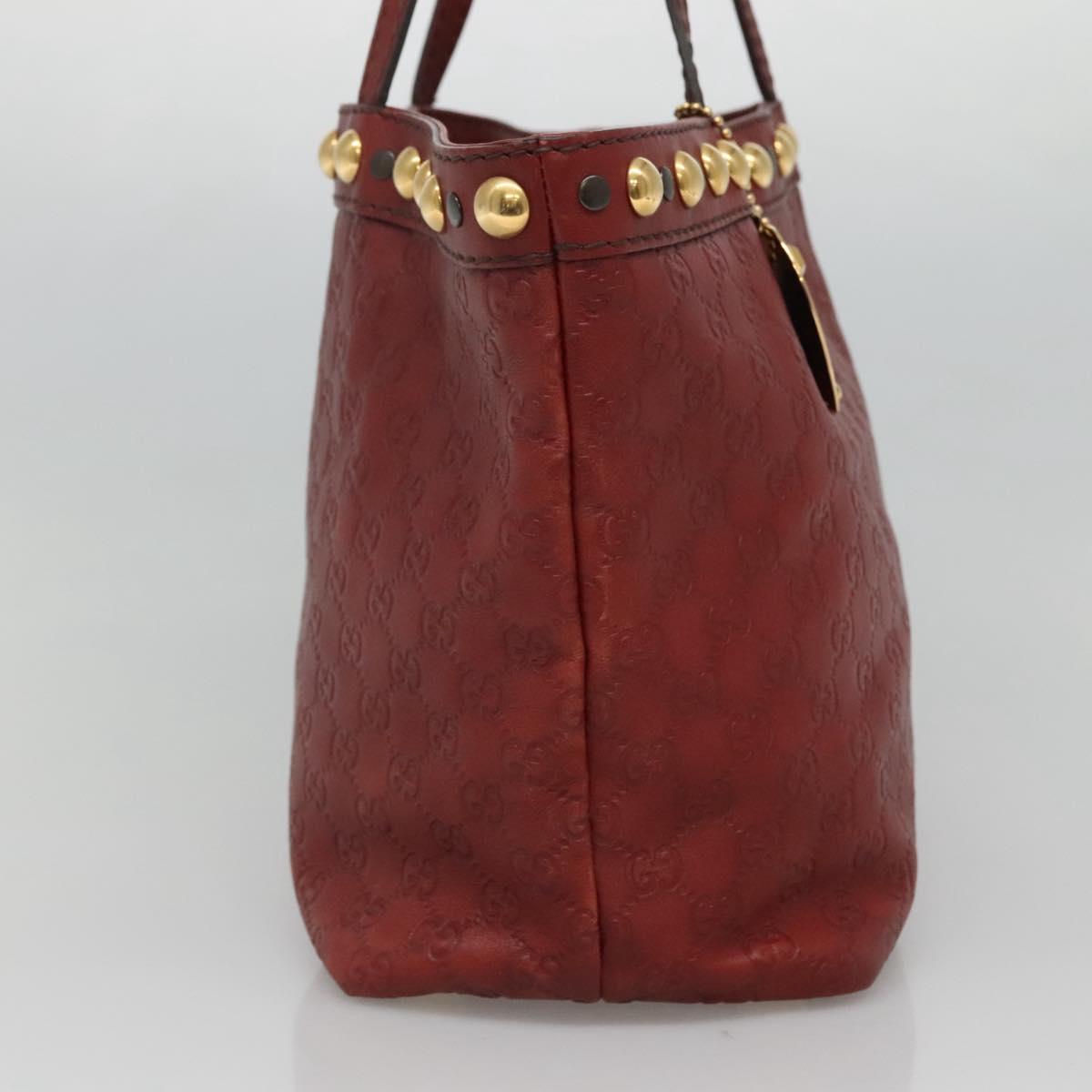 GUCCI GG Canvas Guccissima Tote Bag Brown Gold 207291 Auth 115140