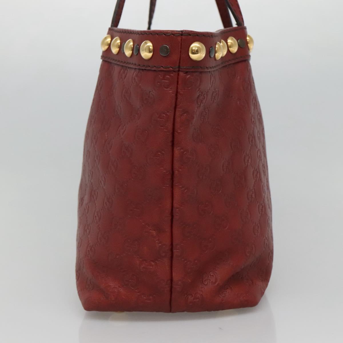 GUCCI GG Canvas Guccissima Tote Bag Brown Gold 207291 Auth 115140