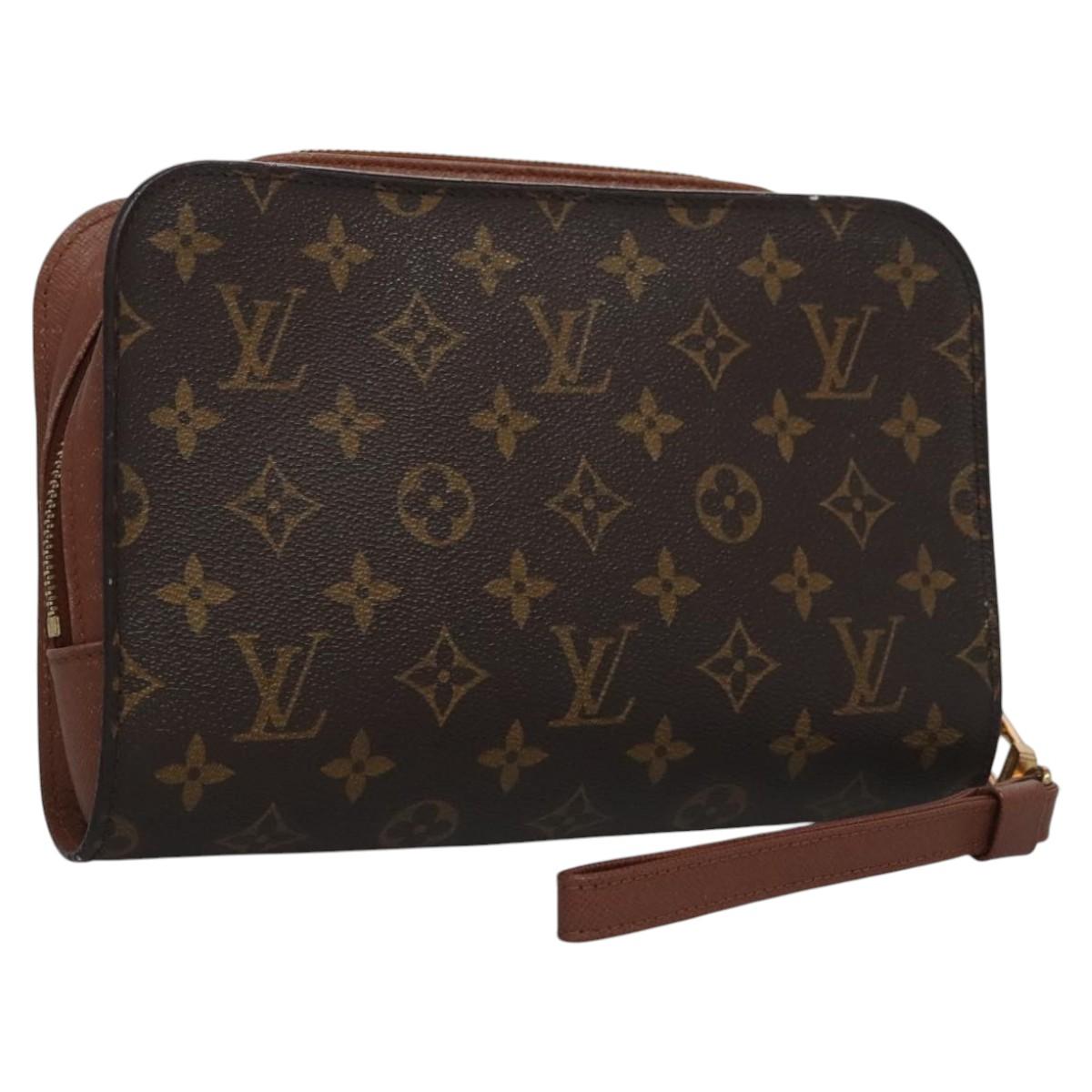 LOUIS VUITTON Monogram Orsay Clutch Bag M51790 LV Auth 115147