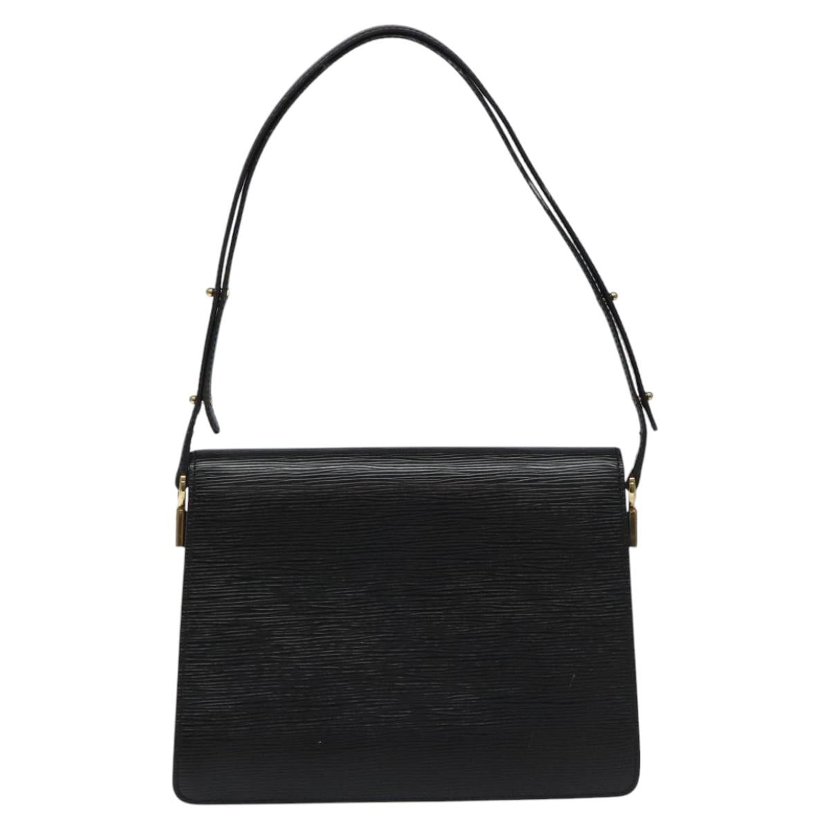 LOUIS VUITTON Epi Free Run Shoulder Bag Green Black M52414 LV Auth 115150