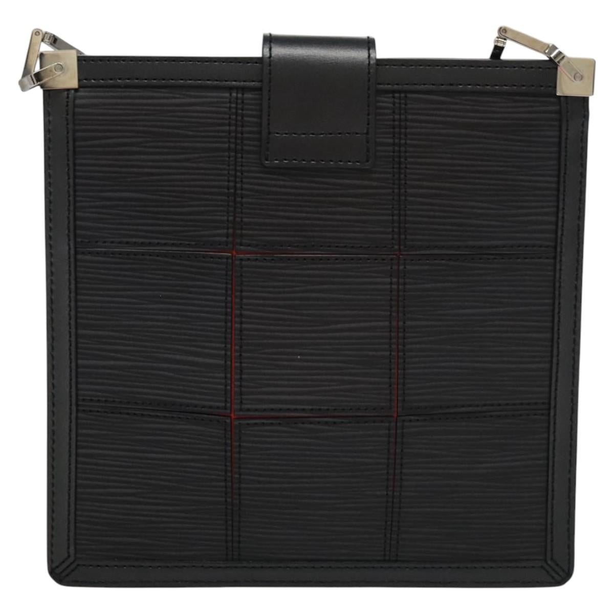 LOUIS VUITTON Epi Stretch Mojito Shoulder Bag Pouch Black M54612 LV Auth 115164