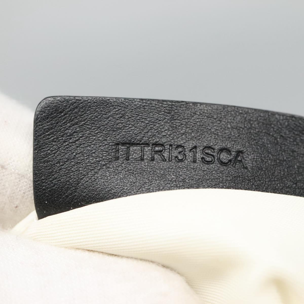 BURBERRY Tote Bag Nylon Gold White Auth 115199V