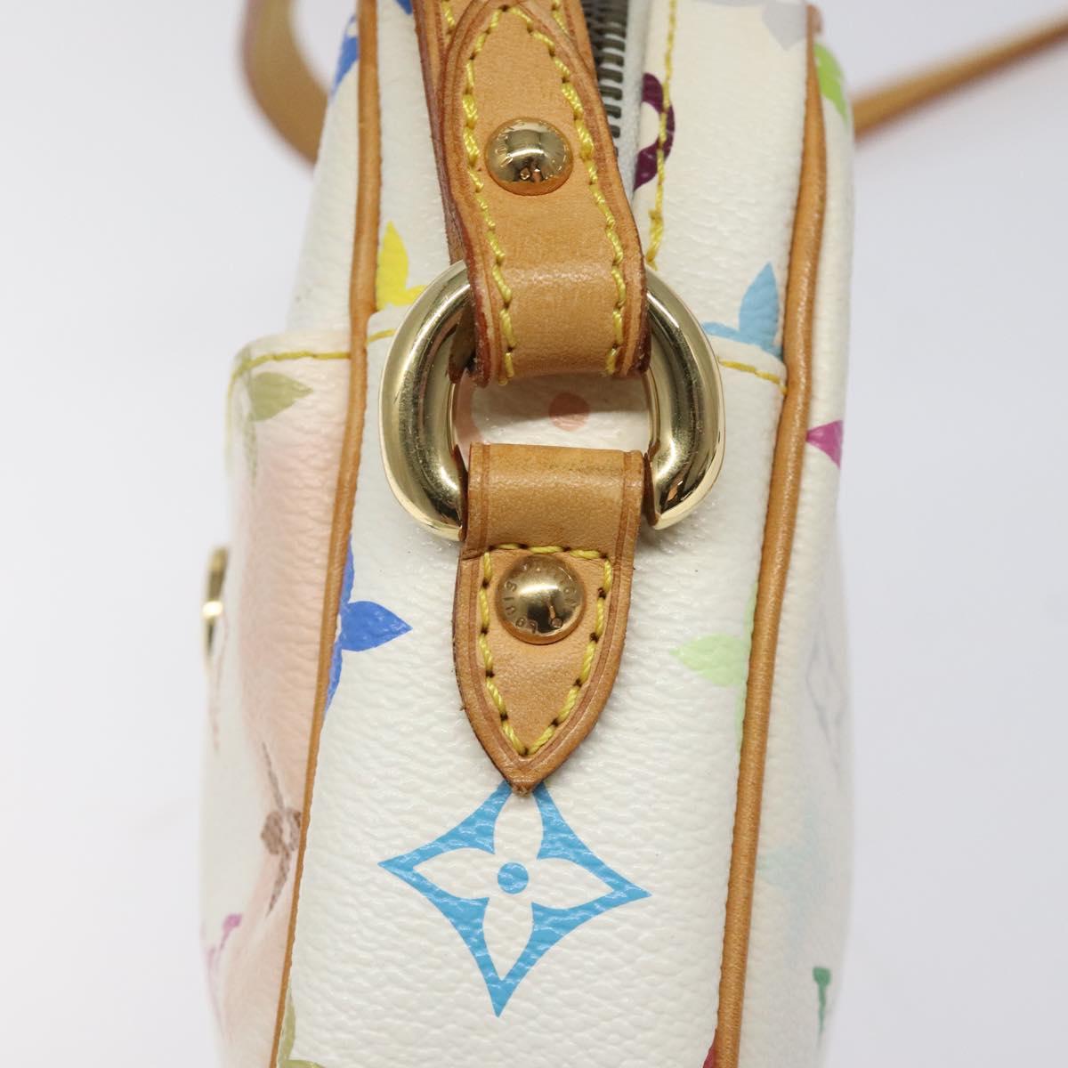 LOUIS VUITTON Monogram Multicolor lift Shoulder Bag White M40055 LV Auth 115206V